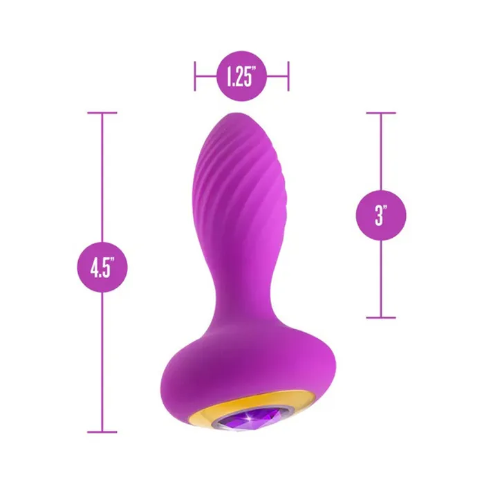 Blush Anal Oh My Gem Charm Plug Amethyst Purple