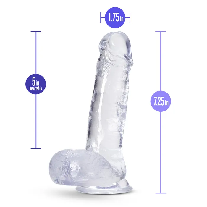 Blush Novelties Dildos B Yours Plus Rock N Roll Clear Blush Novelties Dildos B Yours Plus Rock N Roll Clear