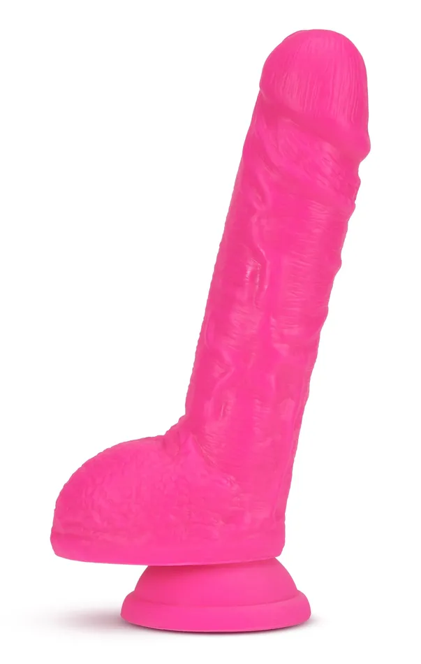 Blush Novelties Dildos Neo 9 Inch Dual Density Dildo Neon Pink Blush Novelties Dildos Neo 9 Inch Dual Density Dildo Neon Pink