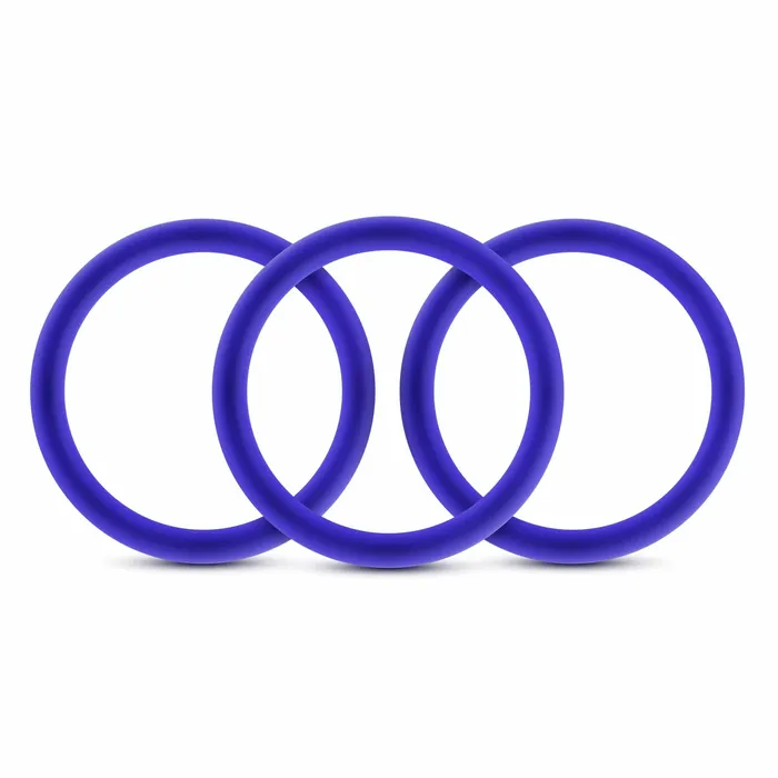 Blush Novelties Female Sex Toys Performance Vs3 Pure Premium Silicone Cockrings Large Indigo Blush Novelties Female Sex Toys Performance Vs3 Pure Premium Silicone Cockrings Large Indigo
