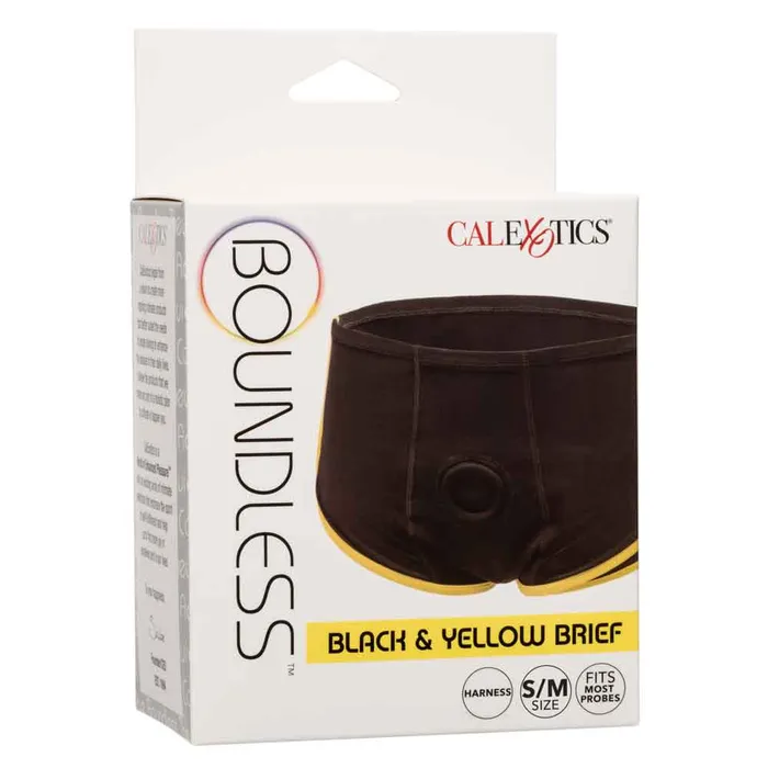 Boundless Black and Yellow Brief Smallmedium Blackyellow CalExotics Anal Boundless Black and Yellow Brief Smallmedium Blackyellow CalExotics Anal