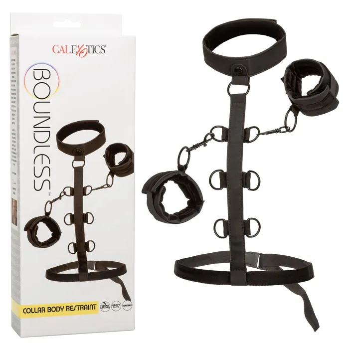 Boundless Collar Body Restraint Black CalExotics Anal