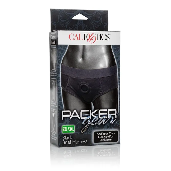 CalExotics Female Sex Toys Packer Gear Black Brief Harness 2xl3xl