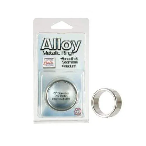 CalExotics Male Sex Toys Alloy Metallic Ring Medium