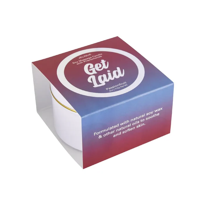 Couples Jelique Jelique Massage Candle 4 oz Get Laid Passion Fruit