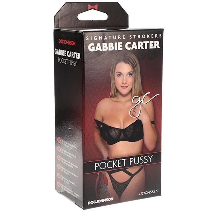 Doc Johnson Male Sex Toys Signature Strokers Gabbie Carter Ultraskyn Pocket Pussy Doc Johnson Male Sex Toys Signature Strokers Gabbie Carter Ultraskyn Pocket Pussy