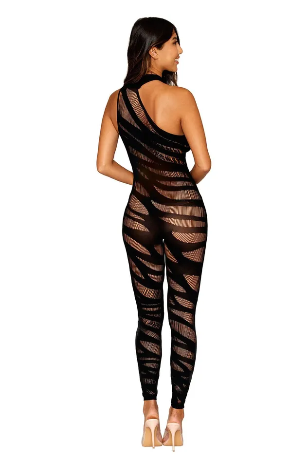 Dreamgirl Bodystocking One Size Black Bodystockings Playsuits Dreamgirl Bodystocking One Size Black Bodystockings Playsuits