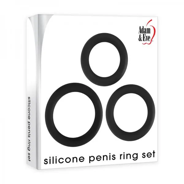 Evolved Novelties Male Sex Toys Ae Silicone Penis Ring Set Of 3