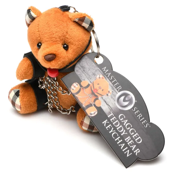 Gagged Teddy Bear Keychain XR Brands Master Series Vibrators Gagged Teddy Bear Keychain XR Brands Master Series Vibrators