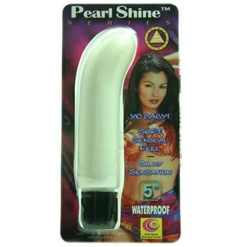 Golden Triangle Anal Pearl Shine 5Inch GSpot White