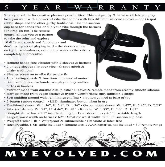 Heavenly Harness Black Evolved Novelties Anal Heavenly Harness Black Evolved Novelties Anal