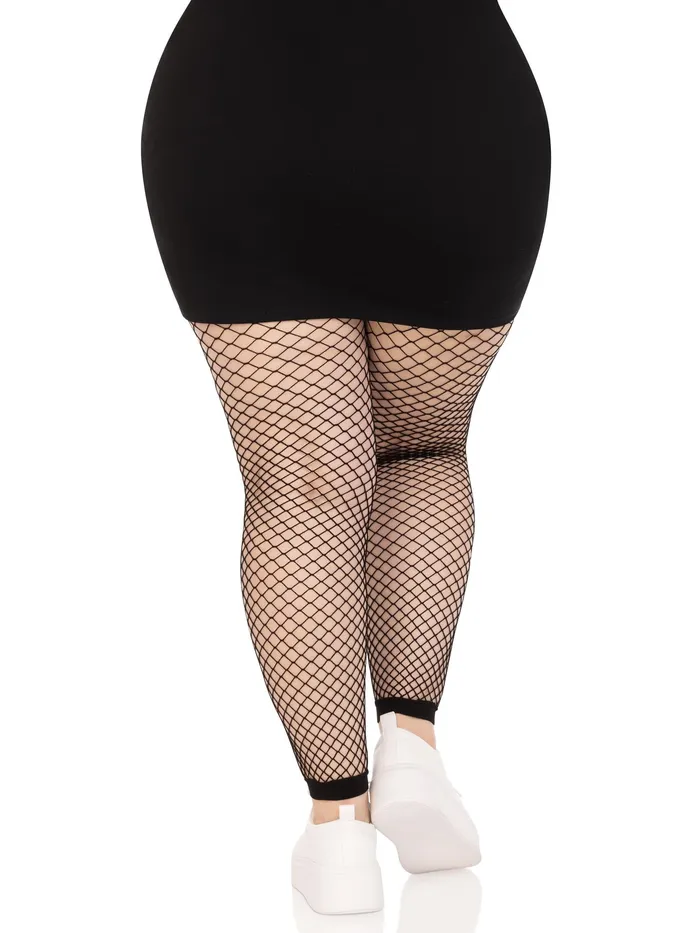 Leg Avenue Anal Industrial Net Footless Tights 1x2x Black Leg Avenue Anal Industrial Net Footless Tights 1x2x Black