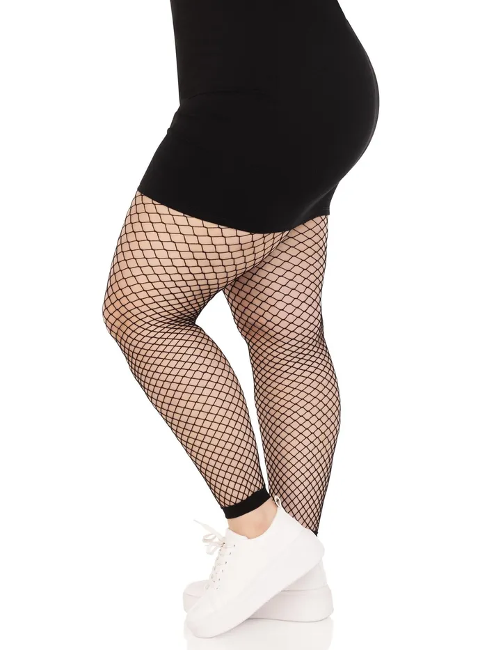 Leg Avenue Anal Industrial Net Footless Tights 1x2x Black Leg Avenue Anal Industrial Net Footless Tights 1x2x Black