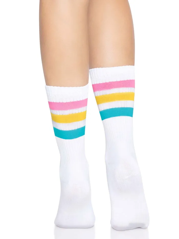 Leg Avenue Pride Crew Socks One Size Pansexual Teddies And Bodies Leg Avenue Pride Crew Socks One Size Pansexual Teddies And Bodies