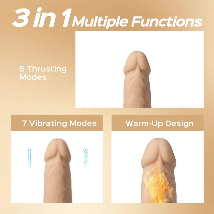 LuisApp Controlled 85 Real Thrusting Dildo With Clit Licker Honey Play Box Female Sex Toys LuisApp Controlled 85 Real Thrusting Dildo With Clit Licker Honey Play Box Female Sex Toys