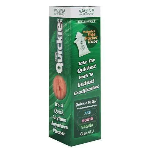 Male Sex Toys Doc Johnson Quickie to Go Ultraskyn Vagina