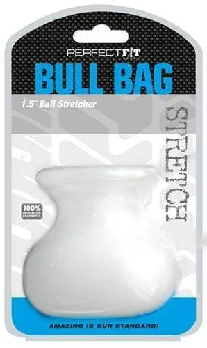 Male Sex Toys Perfect Fit Bull Bag XL Clear Ball Stretcher