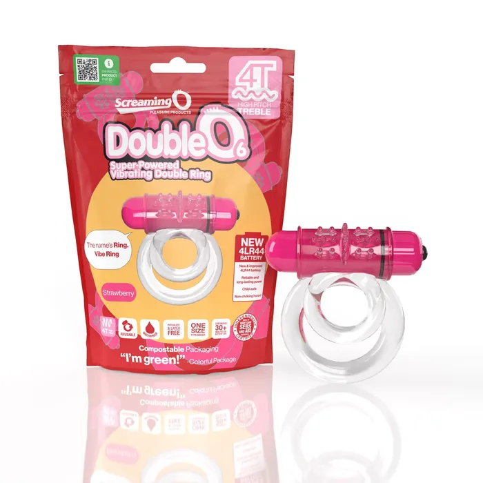 Male Sex Toys Screaming O Screaming O 4t Double O 6 Super Powered Vibrating Double Ring Strawberry Male Sex Toys Screaming O Screaming O 4t Double O 6 Super Powered Vibrating Double Ring Strawberry