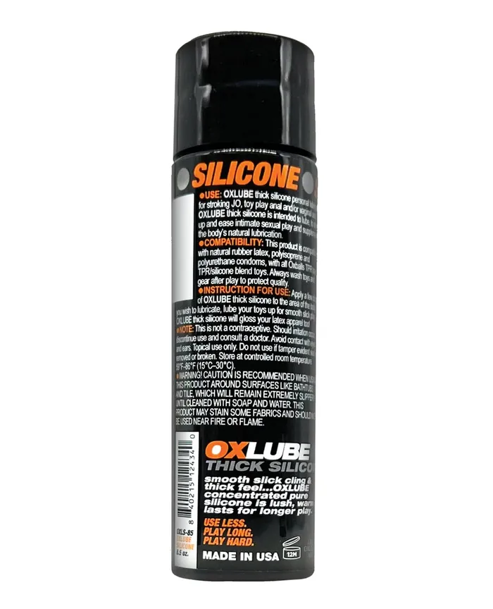 OXLube Oxlube Silicone 85 Oz Female Sex Toys OXLube Oxlube Silicone 85 Oz Female Sex Toys