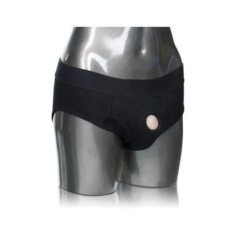 Packer Gear Brief Harness Largeextra Large Black CalExotics Mens Underwear Packer Gear Brief Harness Largeextra Large Black CalExotics Mens Underwear