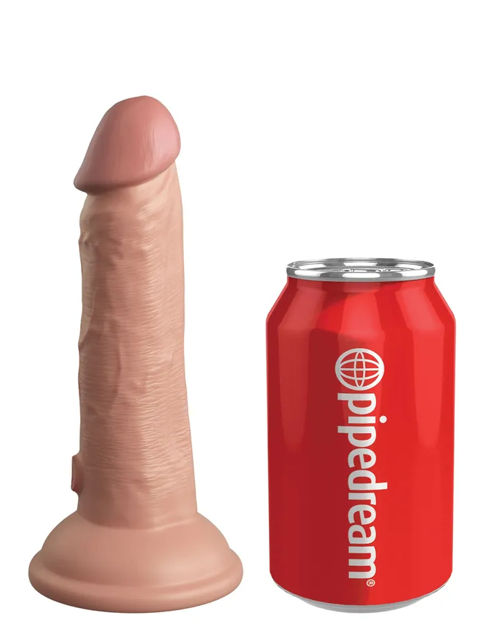 Pipedream Dildos King Cock Elite 6 Inch Vibrating Silicone Dual Silicone Dual Density Cock Light Pipedream Dildos King Cock Elite 6 Inch Vibrating Silicone Dual Silicone Dual Density Cock Light