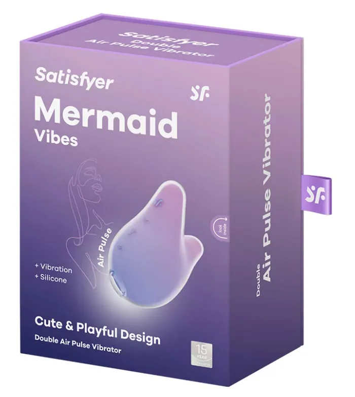 Satisfyer Vibrators Satisfyer Mermaid Vibes Violet Pink Satisfyer Vibrators Satisfyer Mermaid Vibes Violet Pink