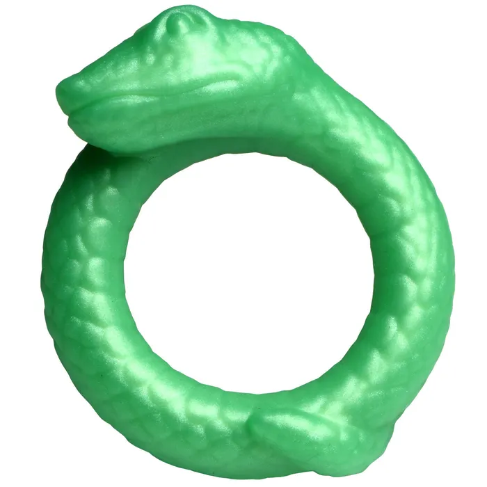 Serpentine Silicone Cock Ring Green XR Brands Creature Cocks Male Sex Toys Serpentine Silicone Cock Ring Green XR Brands Creature Cocks Male Sex Toys