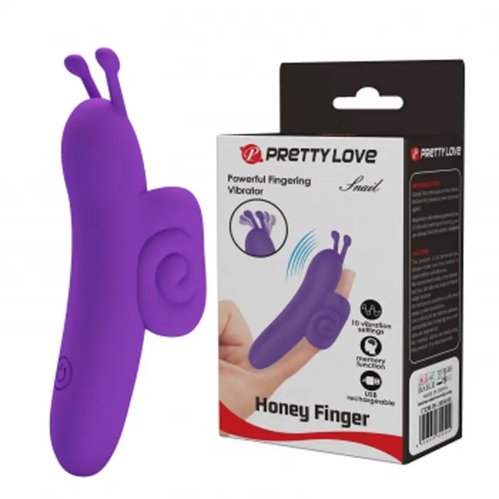 Snail Honey Finger Vibrator Purple Pretty Love Vibrators Snail Honey Finger Vibrator Purple Pretty Love Vibrators
