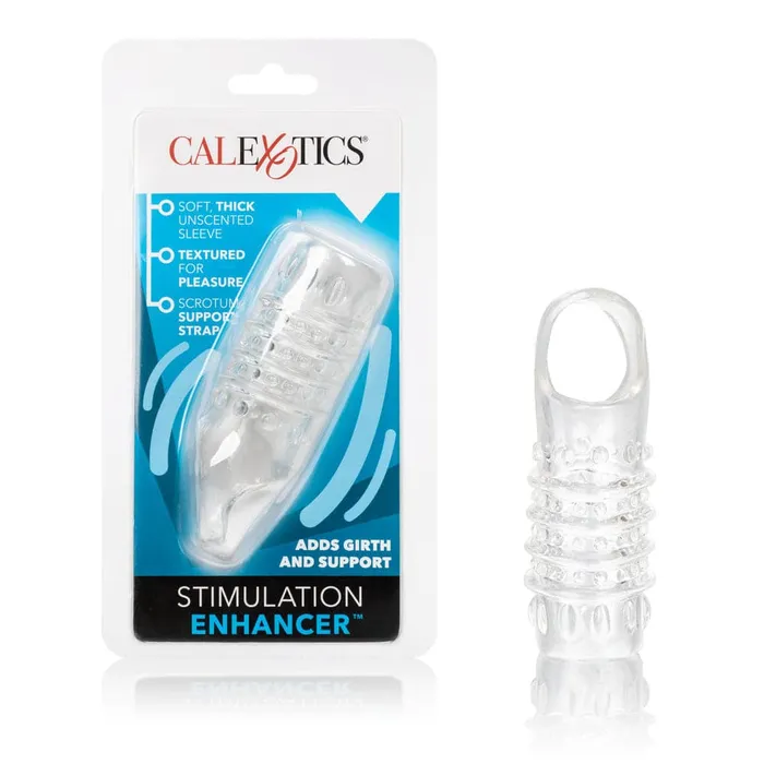 Stimulation Enhancer Clear CalExotics Male Sex Toys Stimulation Enhancer Clear CalExotics Male Sex Toys
