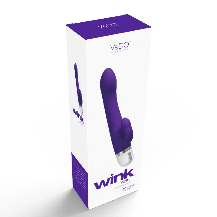 VeDO Female Sex Toys Wink Vibrator G Spot Into You Indigo VeDO Female Sex Toys Wink Vibrator G Spot Into You Indigo