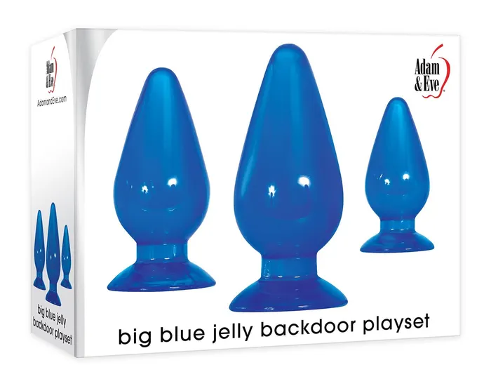 Vibrators Big Blue Jelly Backdoor Playset Adam and Eve Vibrators Big Blue Jelly Backdoor Playset Adam and Eve