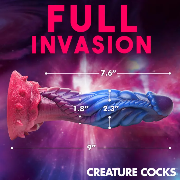 XR Brands Creature Cocks Dildos Intruder Alien Silicone Dildo XR Brands Creature Cocks Dildos Intruder Alien Silicone Dildo