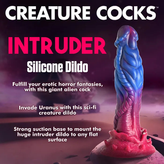 XR Brands Creature Cocks Dildos Intruder Alien Silicone Dildo XR Brands Creature Cocks Dildos Intruder Alien Silicone Dildo