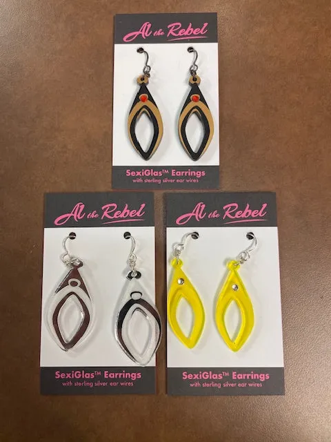 Al the Rebel Vibrators Love Your Vulva Acrylic Earrings
