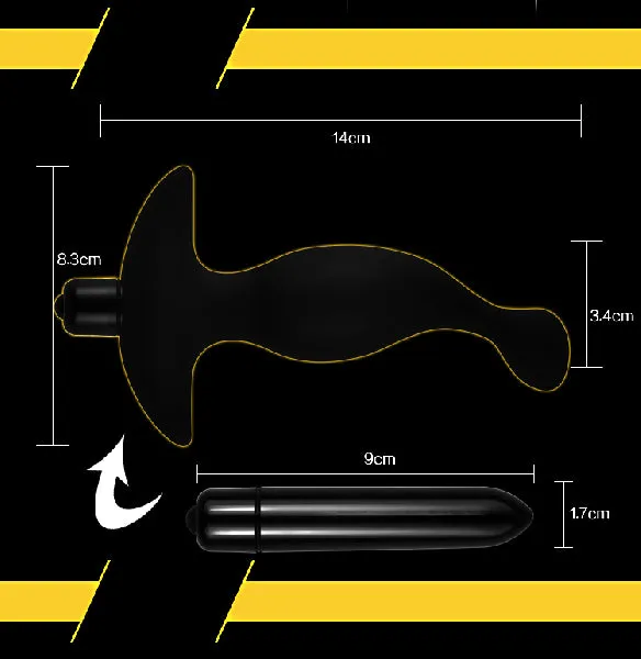 Anal P Spot Plug Black Lovetoy Anal P Spot Plug Black Lovetoy