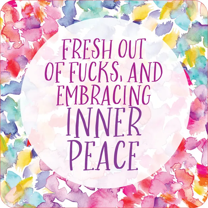 Anal Peter Pauper Press Inner Fcking Peace Cards Set of 60