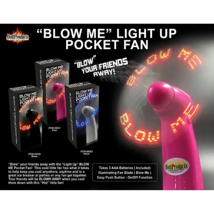Blow Me Fan Red Sex Toy Adult Pleasure Hott Products Unlimited Vibrators