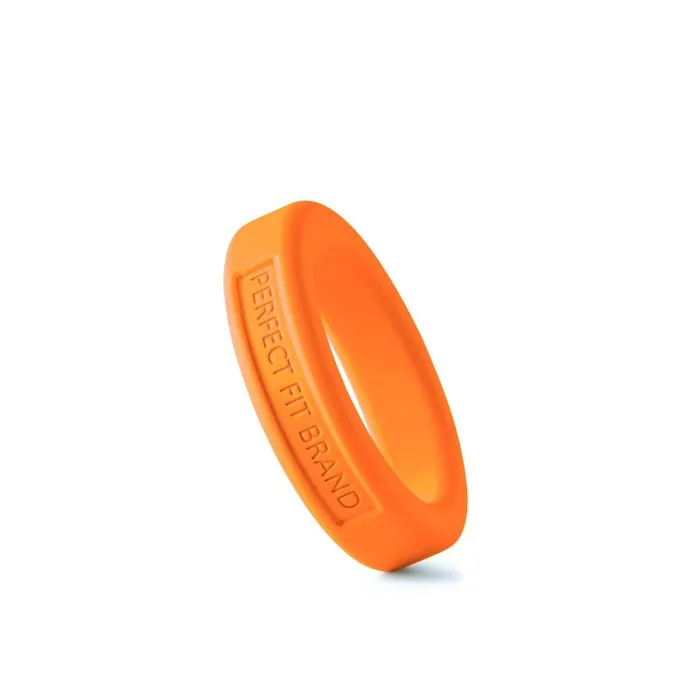 Classic Silicone Medium Stretch Penis Ring 36mm Orange PerfectFit Male Sex Toys