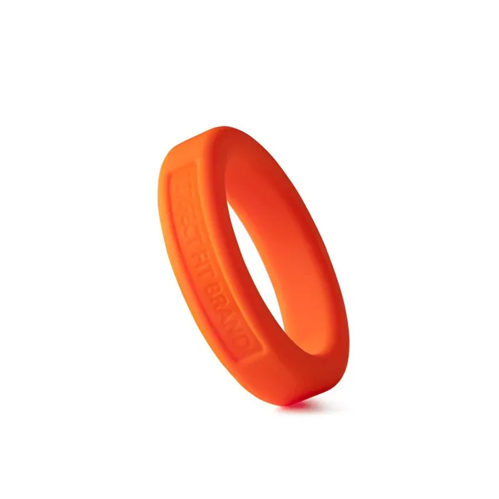 Classic Silicone Medium Stretch Penis Ring 36mm Orange PerfectFit Male Sex Toys