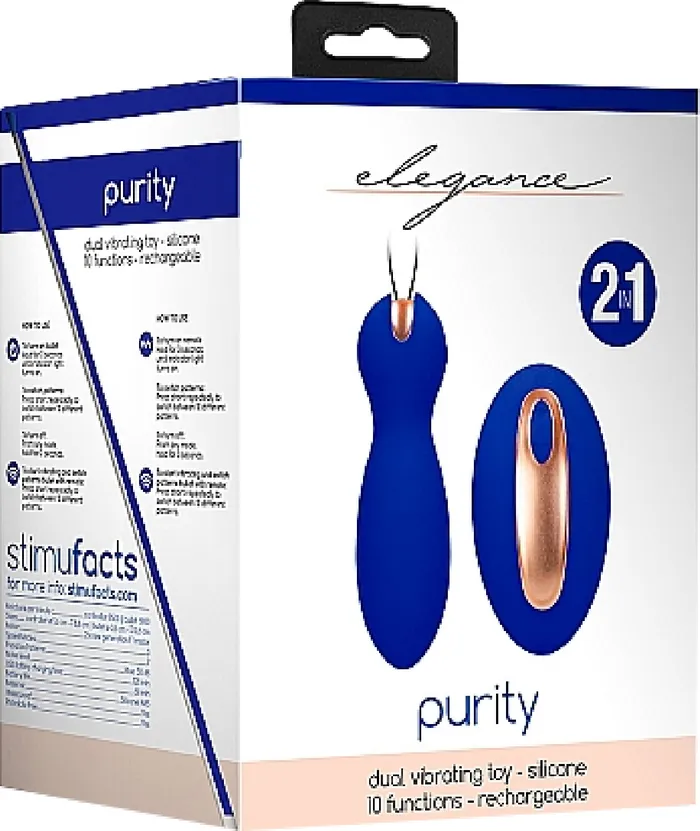 Dual Vibrating Toy Purity Shots Media Vibrators