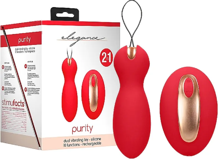 Dual Vibrating Toy Purity Shots Media Vibrators