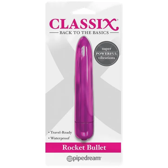 Erotica Adult Toys Vibrators Classic X Rocket Bullet Pink