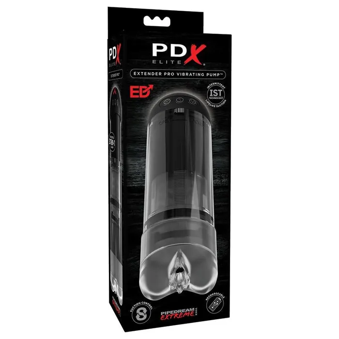 Extender Pro Vibrating Penis Pump Erotica Adult Toys Male Sex Toys
