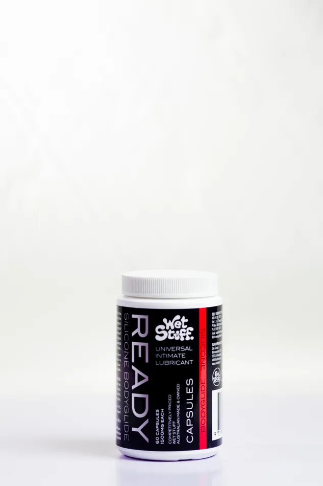 Female Sex Toys Wet Stuff Wet Stuff Ready Silicone Bodyglide Caps 60jar