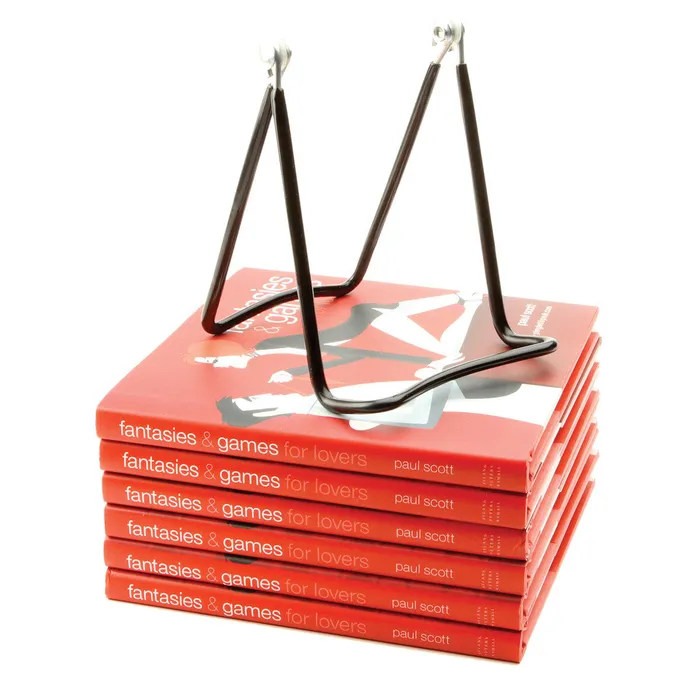 Fixture Book Easel Black 2Wire Low Anal Fixture Book Easel Black 2Wire Low Anal