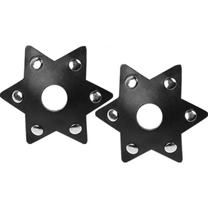 Hott Products Restraints Starstruck Leather Self Adhesive Pasties