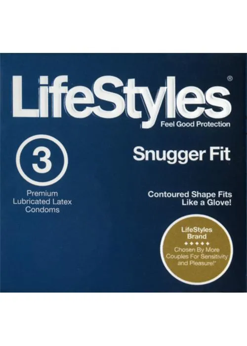 LifeStyles Snugger Fit Condom 3pack LifeStyles Anal