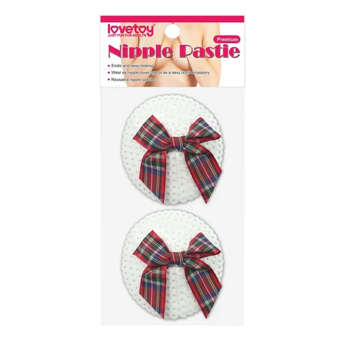 Lovetoy Nipple Clitoral Toys Reusable Sequin Round Nipple Pasties