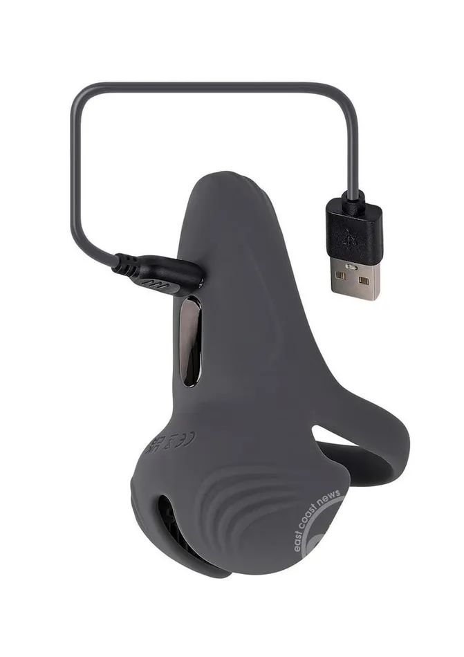 Male Sex Toys Evolved Novelties Gender X Undercarriage Rechargeable Silicone Cock Ring