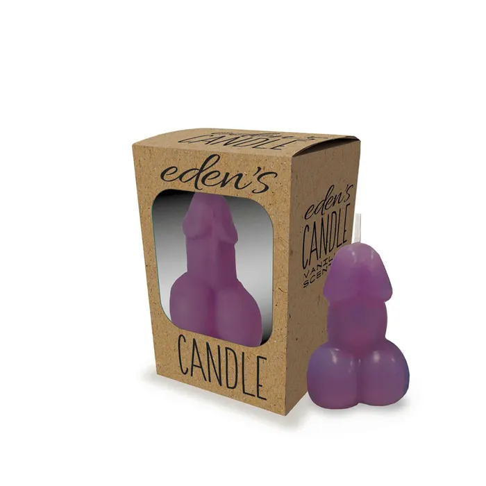 Male Sex Toys Little Genie Edens Penis Candle Eggplant Male Sex Toys Little Genie Edens Penis Candle Eggplant
